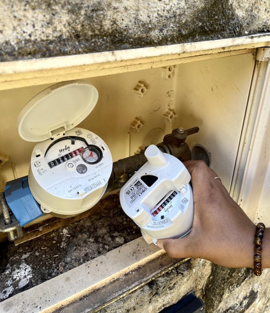 Des compteurs d’eau intelligents s’installent à Sainte-Marie