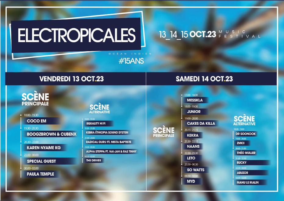 Edito - Les Electropicales 15 ans