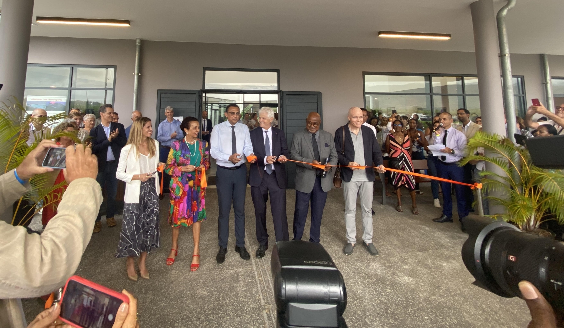 Inauguration de la Clinique Les Flamboyants Est  Bras Panon : Une rponse de proximit pour la population de lEst et du Nord de lle de La Runion.