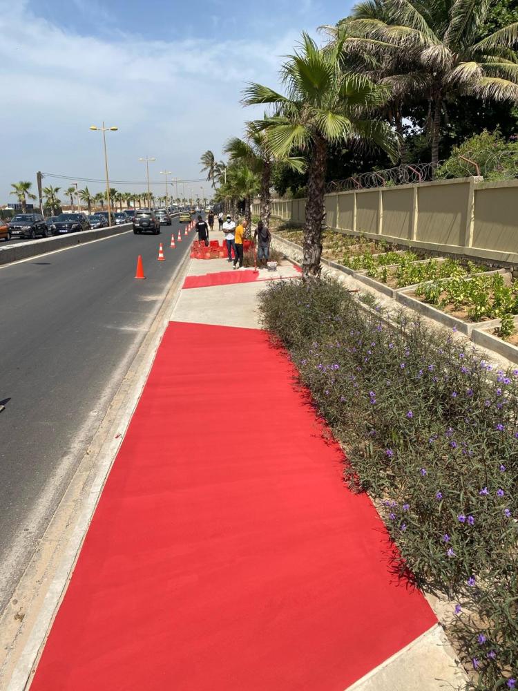L’entreprise Australe Concrete redonne des couleurs aux 100 000 m² de la corniche de Dakar